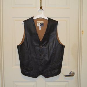 Wrangler Leather Vest size XL